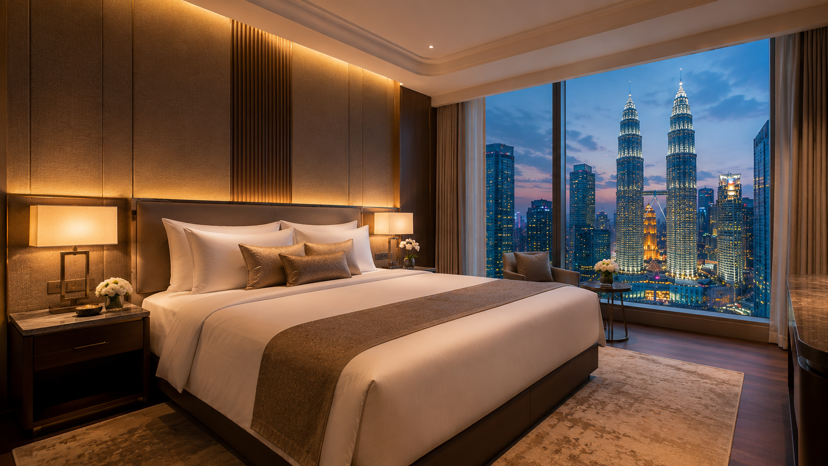 Comfortable bedroom suite at Star Suites KLCC Kuala Lumpur